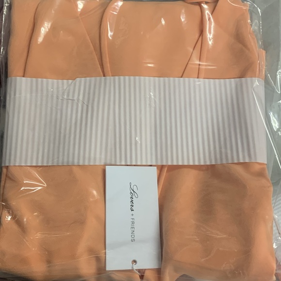 REVOLVE Lovers + Friends - Nikola Midi Dress in Apricot - Picture 4 of 4